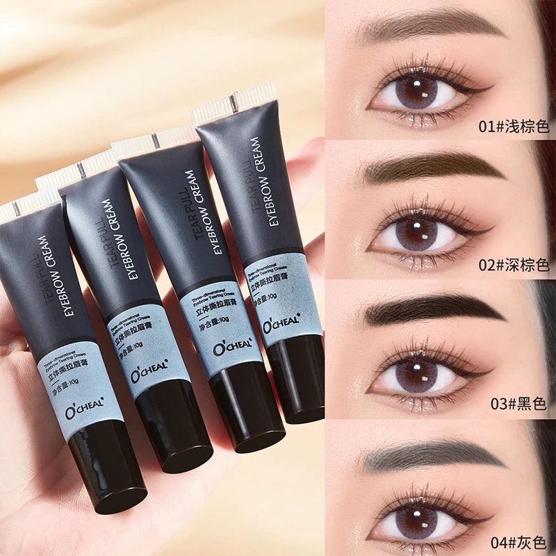 15-Minute Eyelash Eyebrow Dye Tint Easy Dye Tint Fast Gel Eyelash Kit Semi Permanent Eyebrows Tint Dye Makeup Eyebrow Cream 2024