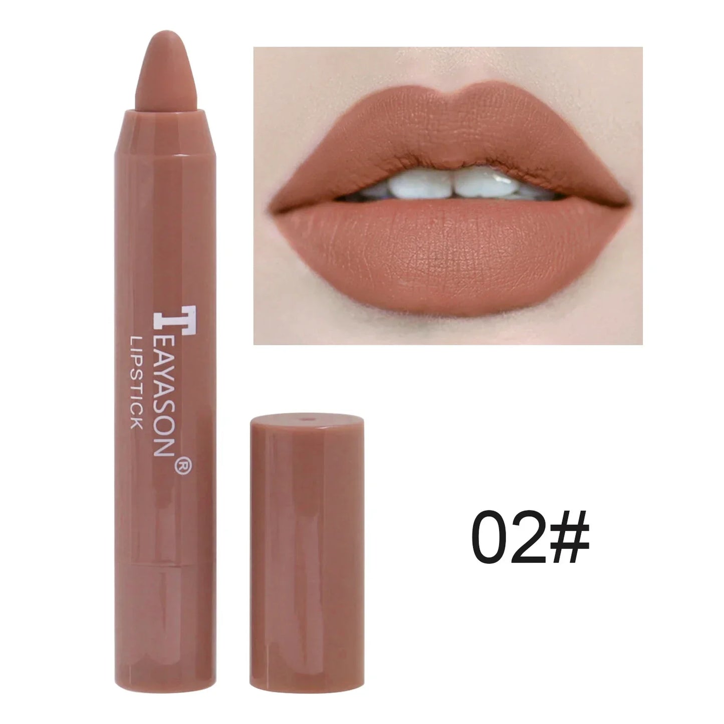 Waterproof Velvet Matte Nude Lip Gloss Waterproof Lasting Color Rendering Non-stick Cup Sexy Red Lipsticks Women Makeup Cosmetic