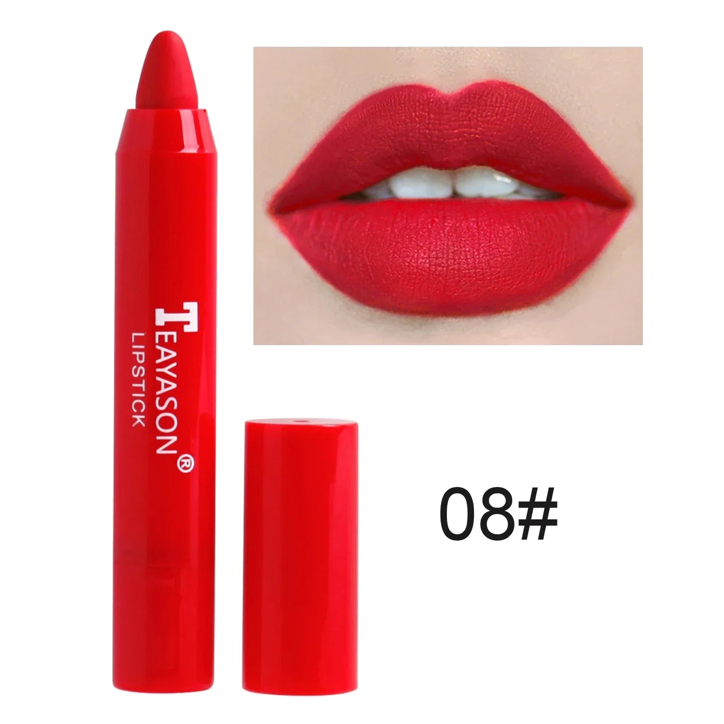 Waterproof Velvet Matte Nude Lip Gloss Waterproof Lasting Color Rendering Non-stick Cup Sexy Red Lipsticks Women Makeup Cosmetic