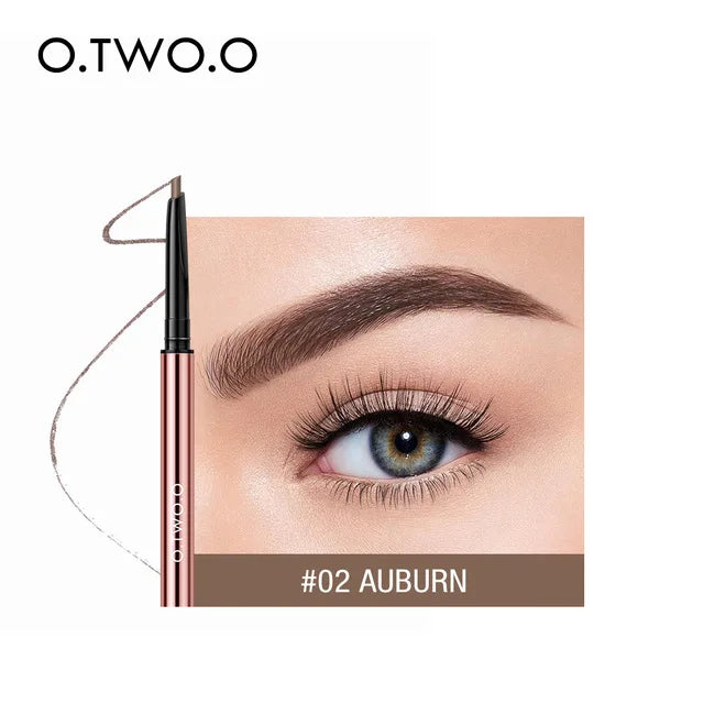 O.TWO.O Waterproof Makeup Eyebrow Pencil Ultra Fine Triangle Eye Brow 6 Colors Precise Brow Definer Lasting Blonde Brown Eyebrow