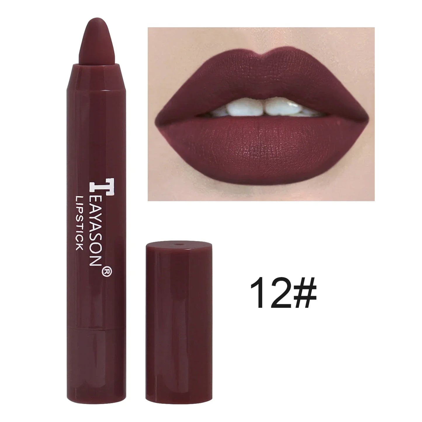 Waterproof Velvet Matte Nude Lip Gloss Waterproof Lasting Color Rendering Non-stick Cup Sexy Red Lipsticks Women Makeup Cosmetic