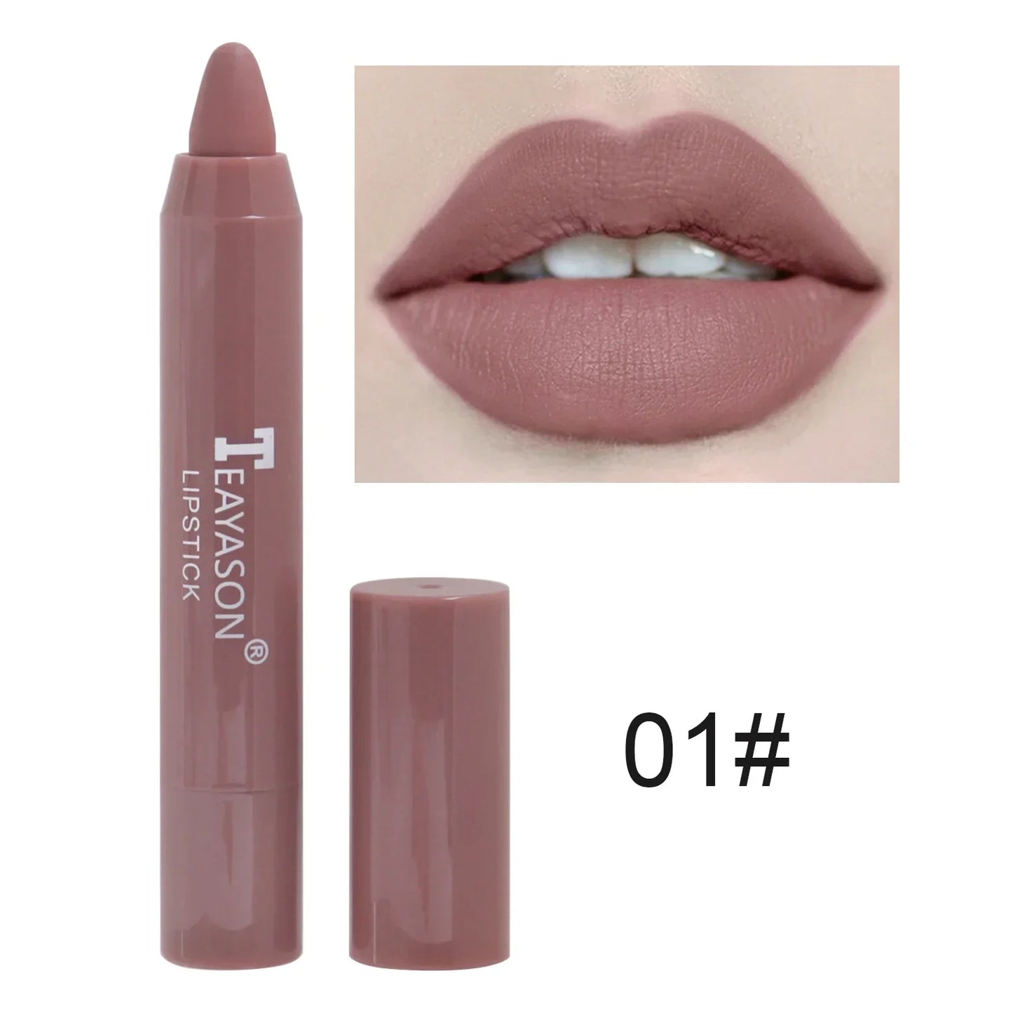 Waterproof Velvet Matte Nude Lip Gloss Waterproof Lasting Color Rendering Non-stick Cup Sexy Red Lipsticks Women Makeup Cosmetic