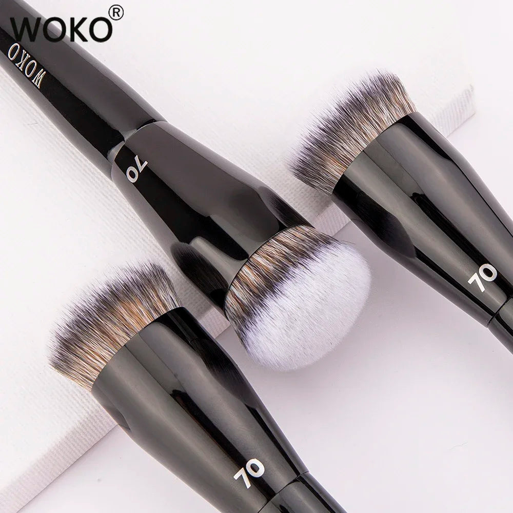 Pro 70 Big Foundation Brush Cream Foundation Makeup Brush Chubby Professional Synthetic Hair Face Contour Foundation Makeup Tool