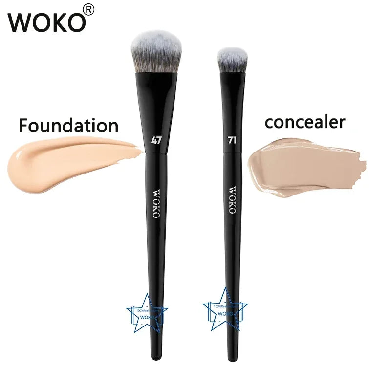 Pro 70 Big Foundation Brush Cream Foundation Makeup Brush Chubby Professional Synthetic Hair Face Contour Foundation Makeup Tool