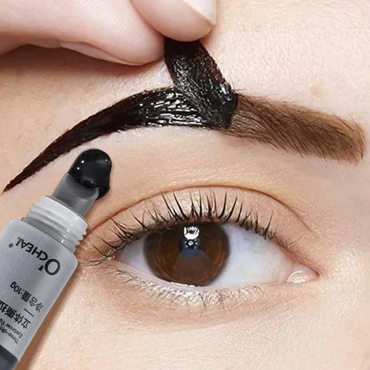 15-Minute Eyelash Eyebrow Dye Tint Easy Dye Tint Fast Gel Eyelash Kit Semi Permanent Eyebrows Tint Dye Makeup Eyebrow Cream 2024