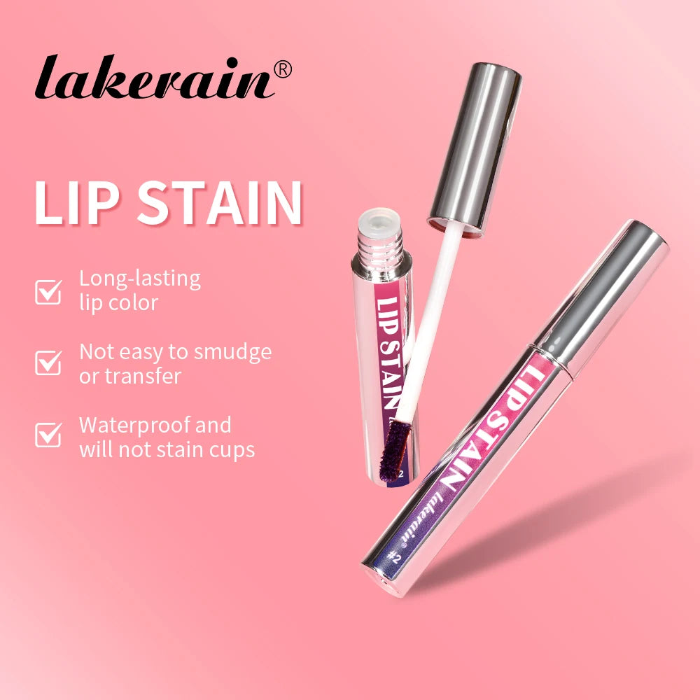 Peel Off Lip Stain Reveal Long Lasting Waterproof Pink Lip Tint Transfer Proof Non-stick Cup Natural Lip Stain Women's Cosmetics