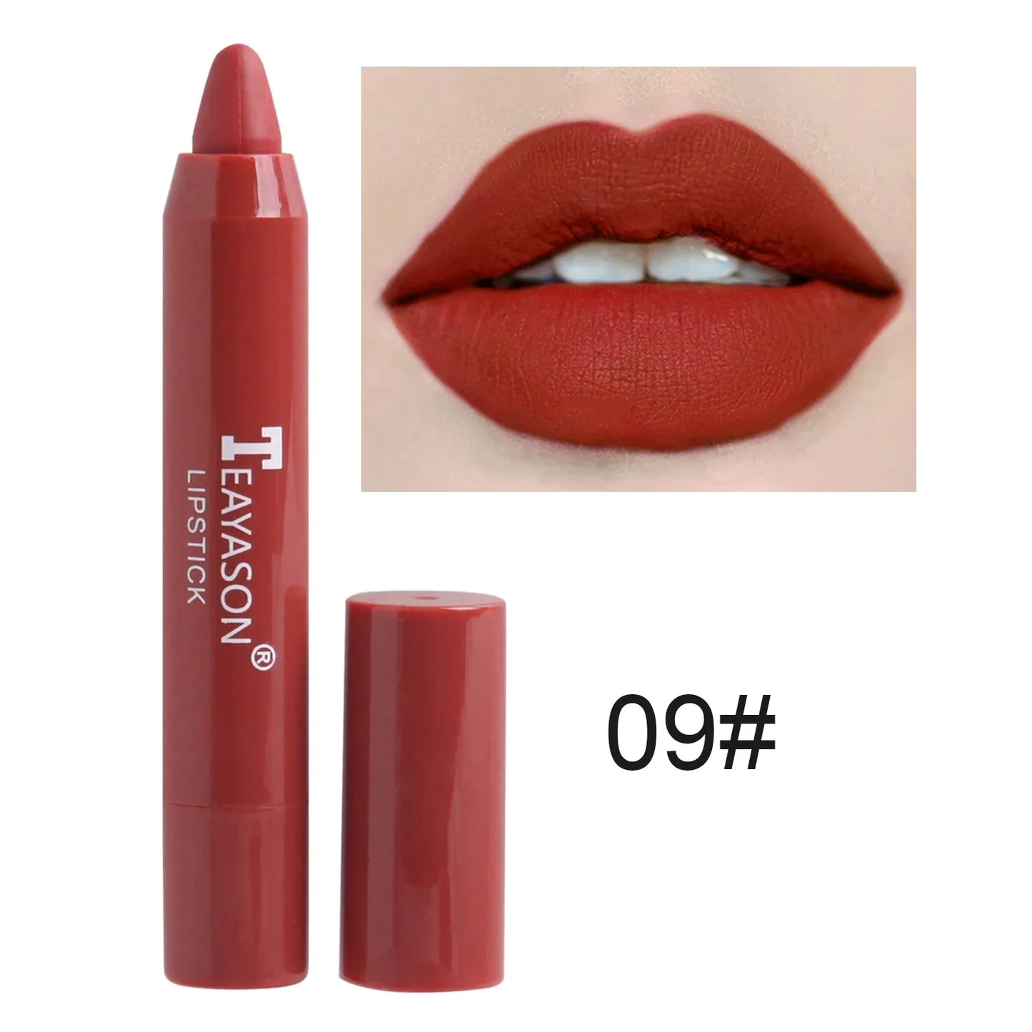 Waterproof Velvet Matte Nude Lip Gloss Waterproof Lasting Color Rendering Non-stick Cup Sexy Red Lipsticks Women Makeup Cosmetic