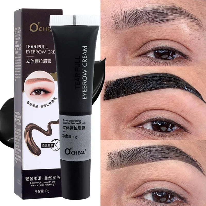 15-Minute Eyelash Eyebrow Dye Tint Easy Dye Tint Fast Gel Eyelash Kit Semi Permanent Eyebrows Tint Dye Makeup Eyebrow Cream 2024