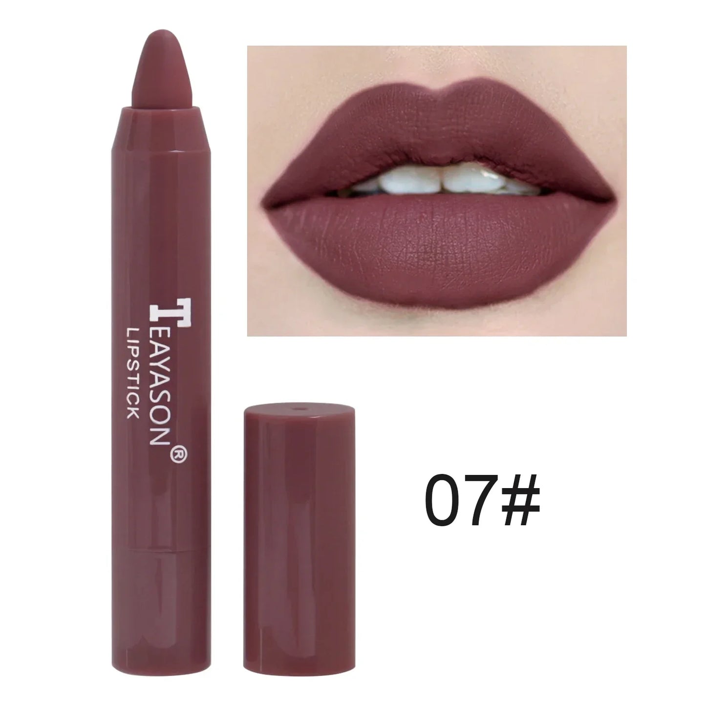 Waterproof Velvet Matte Nude Lip Gloss Waterproof Lasting Color Rendering Non-stick Cup Sexy Red Lipsticks Women Makeup Cosmetic